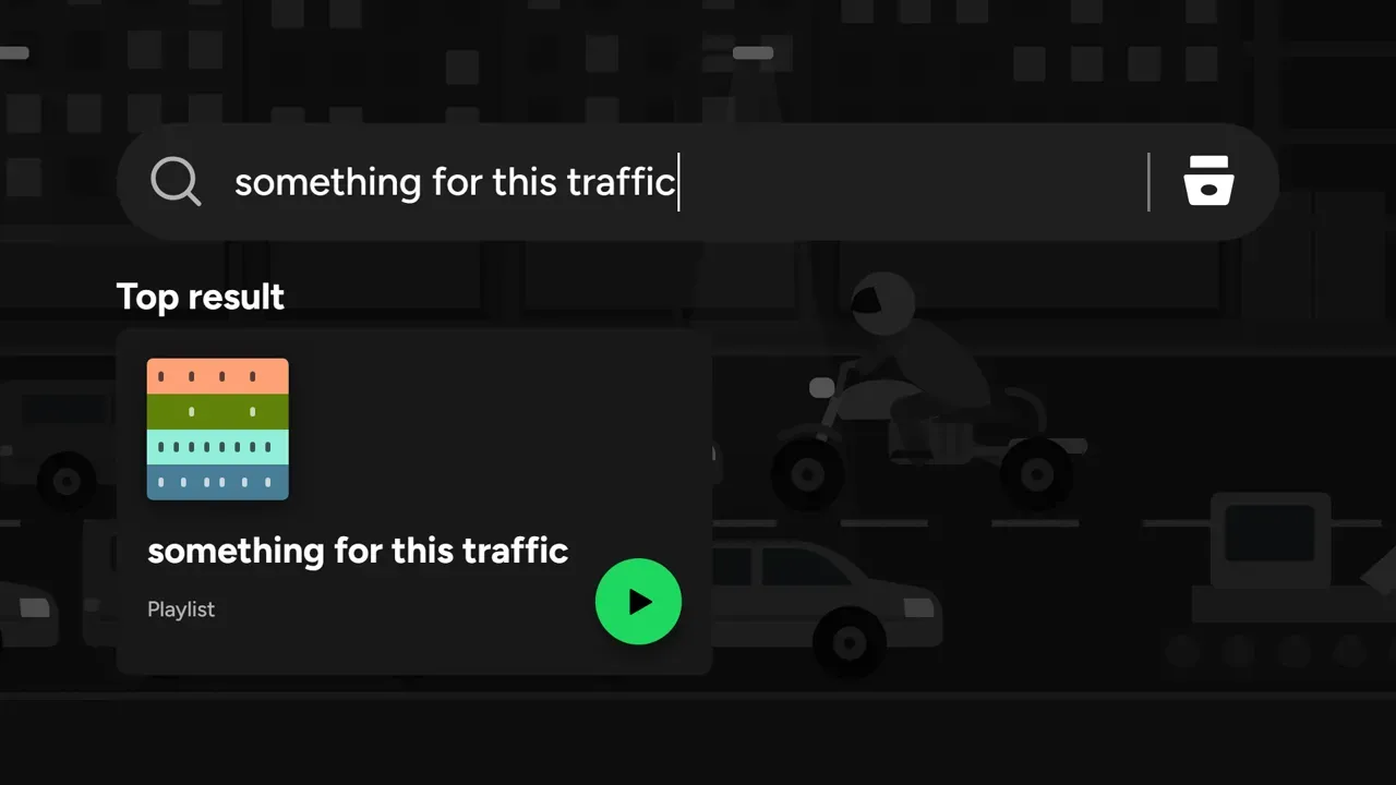 Spotify concept ad, frame 2